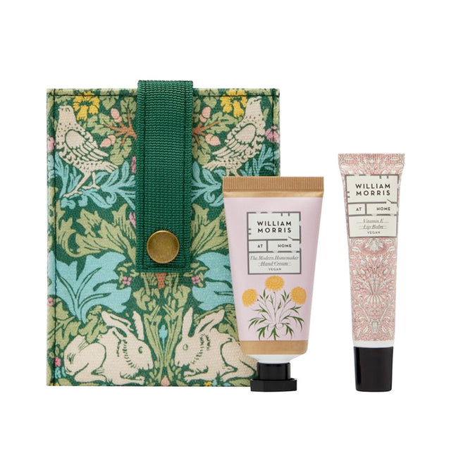 William Morris at Home Hand Cream and Lip Balm Back Pocket Duo