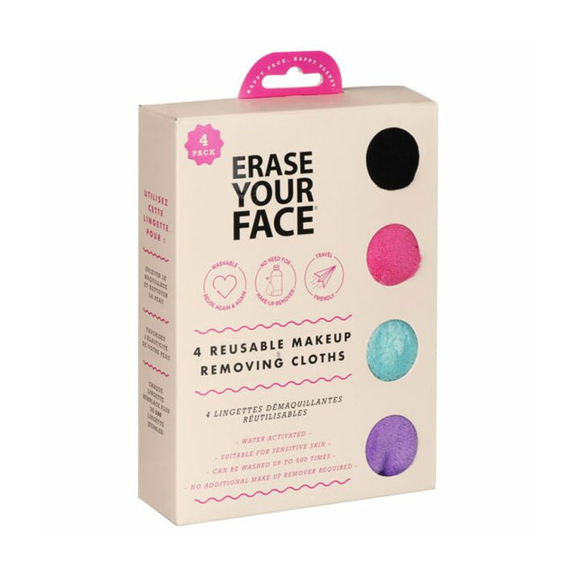Erase Your Face Reusable Makeup Removing Cloths