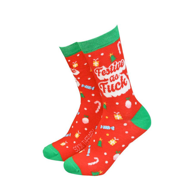 Festive as Fuck Women's Socks