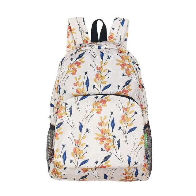 Flowers Foldable Backpack Eco Chic