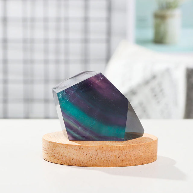 Free Form Mini Fluorite Lamp