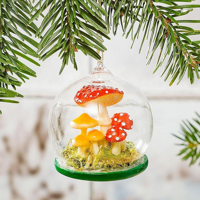 Forest Mushrooms Dome Bauble Sass & Belle