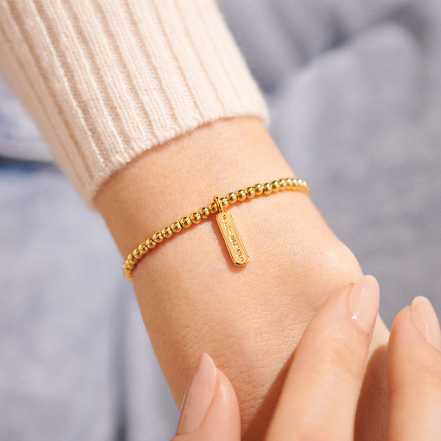 A Little Friendship Gold Charm Bracelet