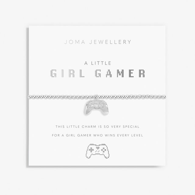A Little Girl Gamer Children's Charm Bracelet Joma Jewellery