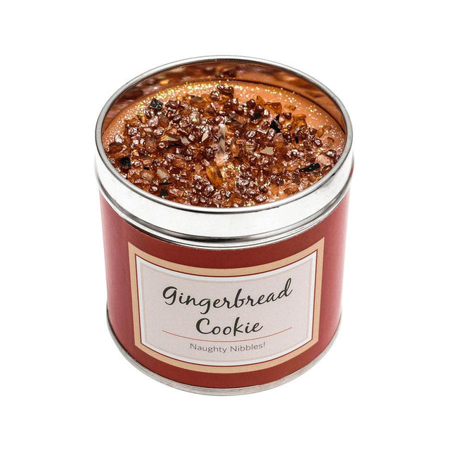 Gingerbread Cookie Candle Tin