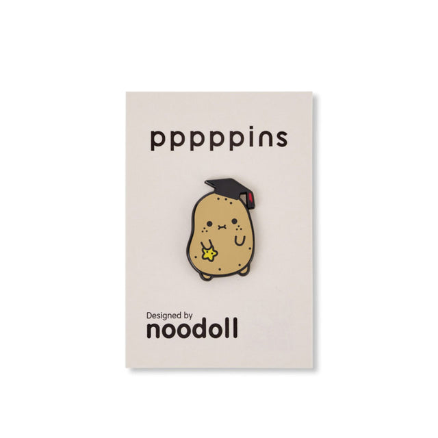 Noodoll Graduate Rice Spud Enamel Pin