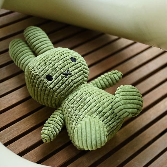 Olive Green Miffy Corduroy Toy in Situ