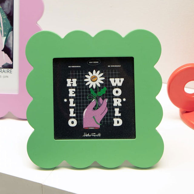 Green Petal Photo Frame