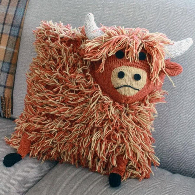 Hairy Highland Cow Cushion