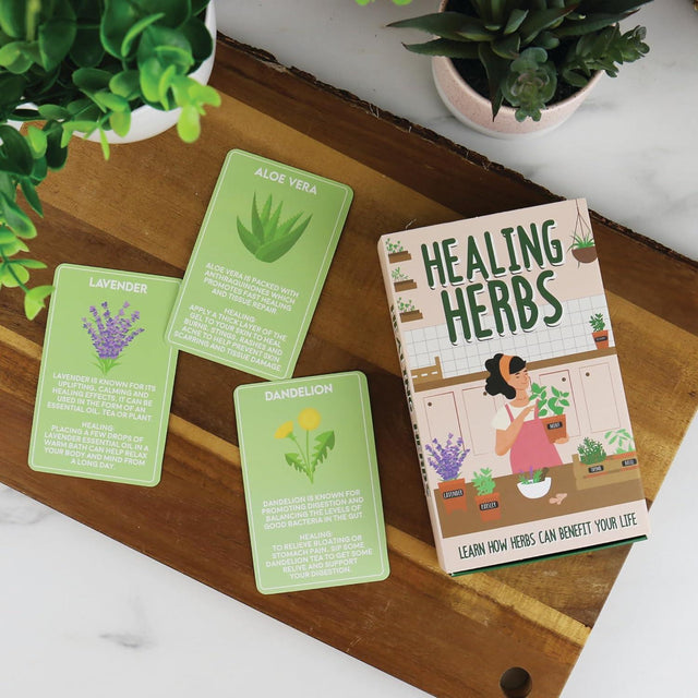 Healing Herbs Cards Set