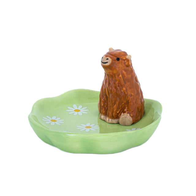 Highland Cow Trinket Dish