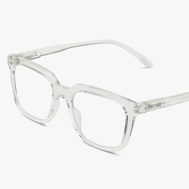 Barner Holly Glossy Clear Crystal Reading Glasses - Strength 1.5