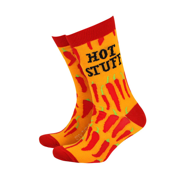 Hot Stuff Chillies Men's Bamboo Socks