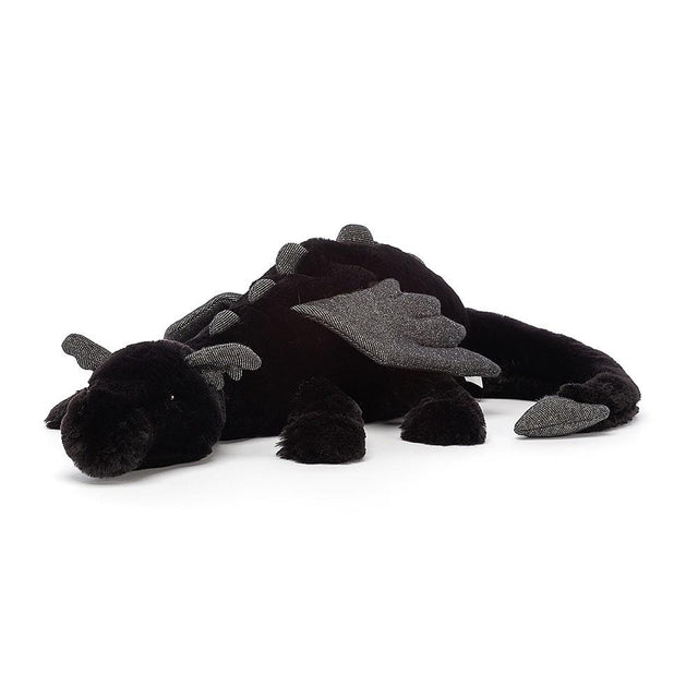 Huge Onyx Black Dragon Soft Toy