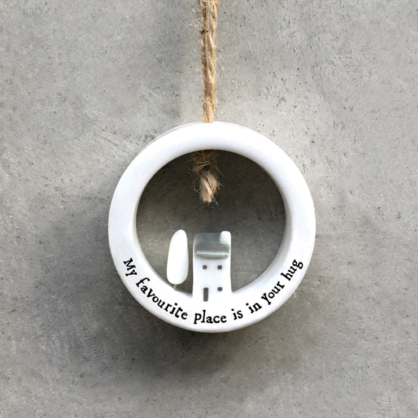 My Favourite Place is in Your Hug Mini Decoration