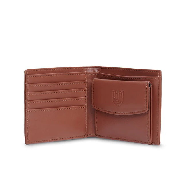 Chestnut and Blue Tartan Harris Tweed Men's Wallet