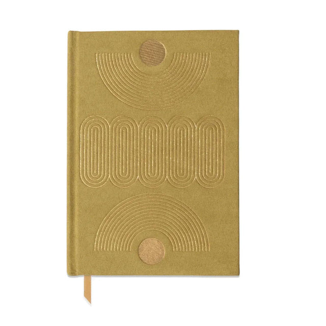 Green Radiant Suedette Hardcover Journal