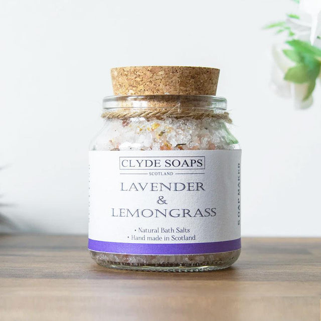 Lavender and Lemongrass Bath Salts Clyde Soaps
