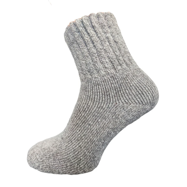Joya Light Grey Wool Blend Men's Socks