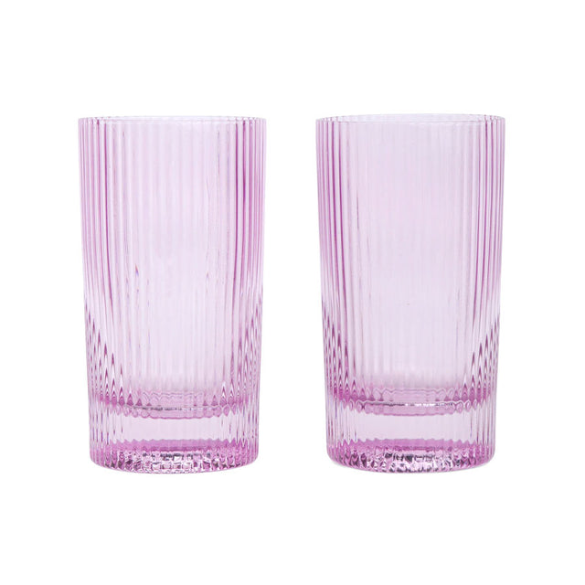 Lilac The Stella Highball Glasses Set