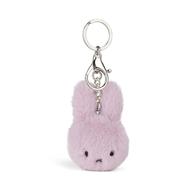 Lilac Miffy Fuzzy Keyring