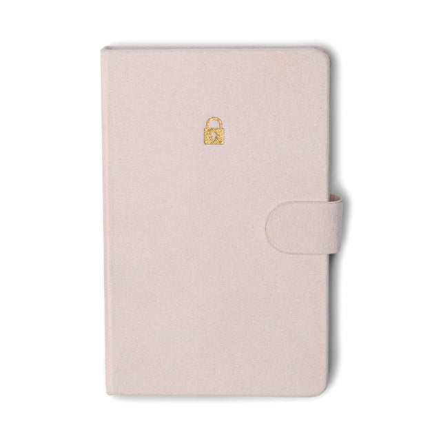 Lock Pastel Pink Mini Password Journal