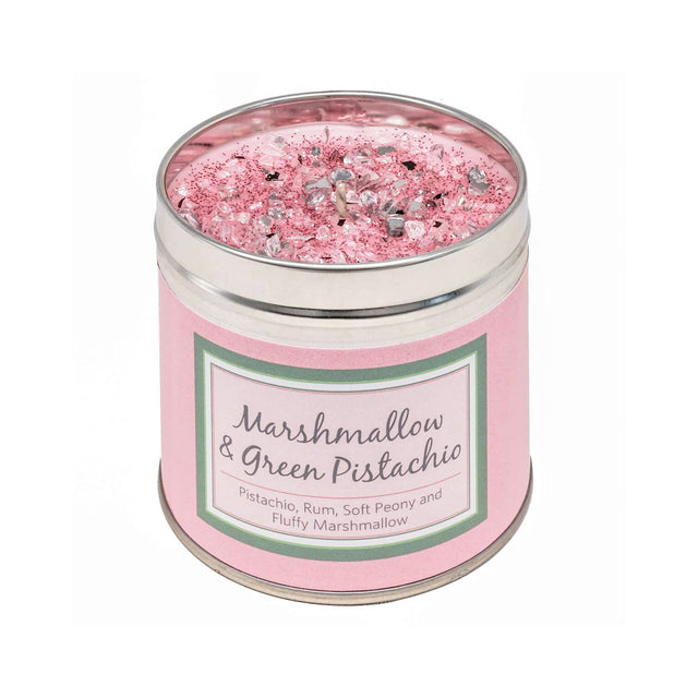 Best Kept Secrets Marshmallow & Green Pistachio Candle Tin