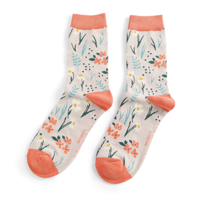 Miss Sparrow Silver Meadow Women's Socks