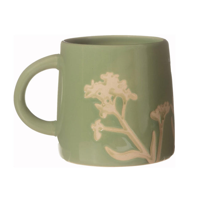 Green Glaze Meadow Mug