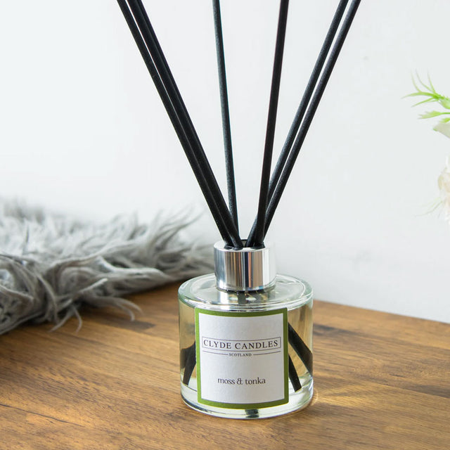 Clyde Candles Moss and Tonka Reed Diffuser