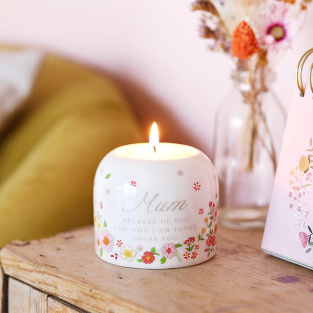 Lisa Angel Mum Meaningful Word Candle Holder