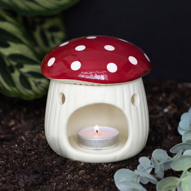 Mushroom Shaped Oil Burner in Situ