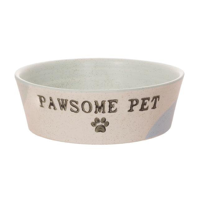 Pawsome Pet Stoneware Bowl Sass & Belle