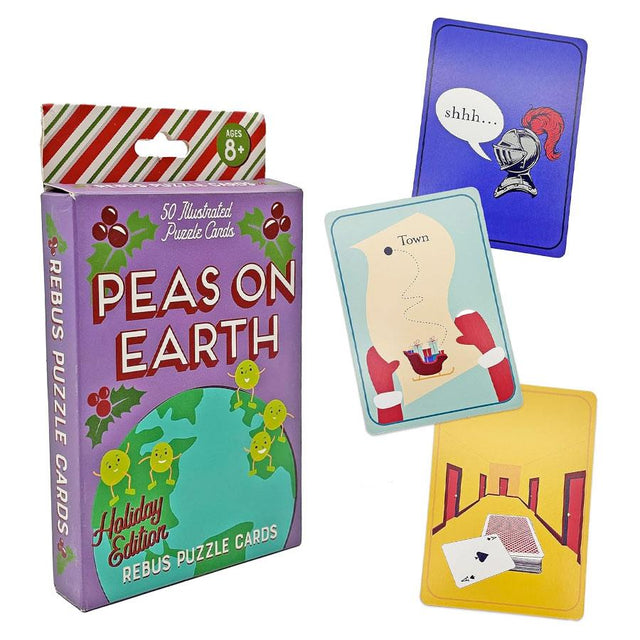 Peas on Earth Rebus Puzzle Cards