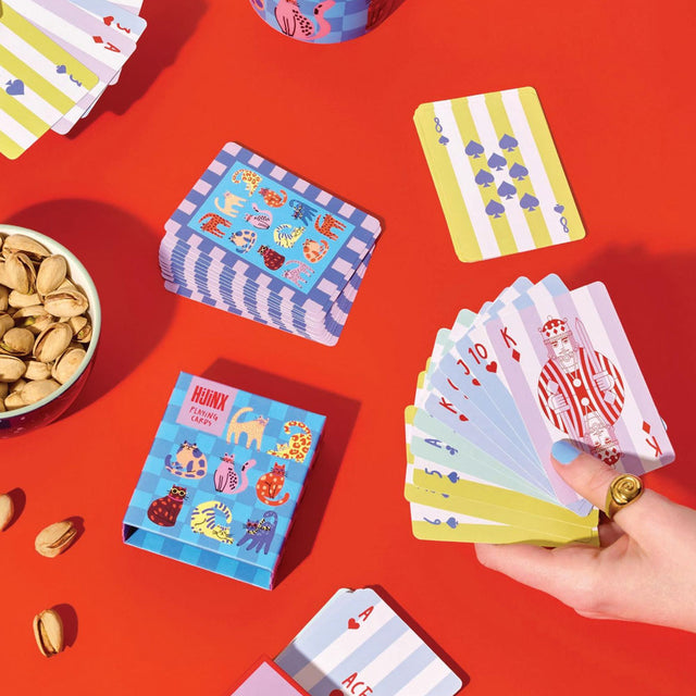 Cats Playing Cards