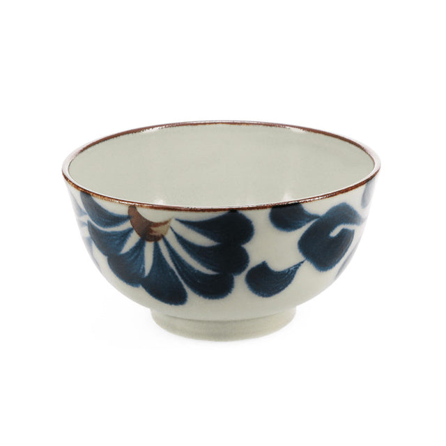 Japanese Flower Porcelain Bowl