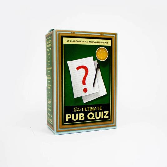 Pub Quiz Trivia Cards