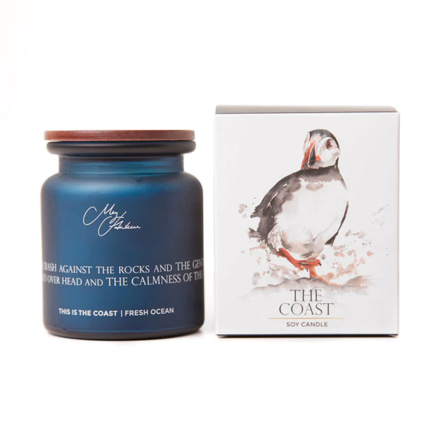 Meg Hawkin The Coast Puffin Candle