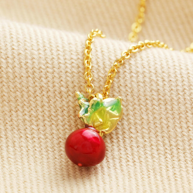 Lisa Angel Radish Pendant Necklace in Gold