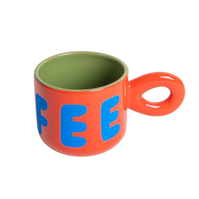 Red Coffee Mug Right Side