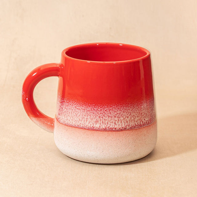 Mojave Red Glaze Mug in Situ