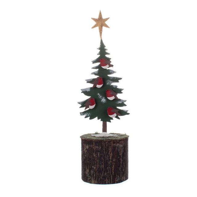 Robin Tree Standing Decoration