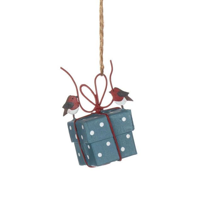 Robins Tying Parcel Hanging Decoration