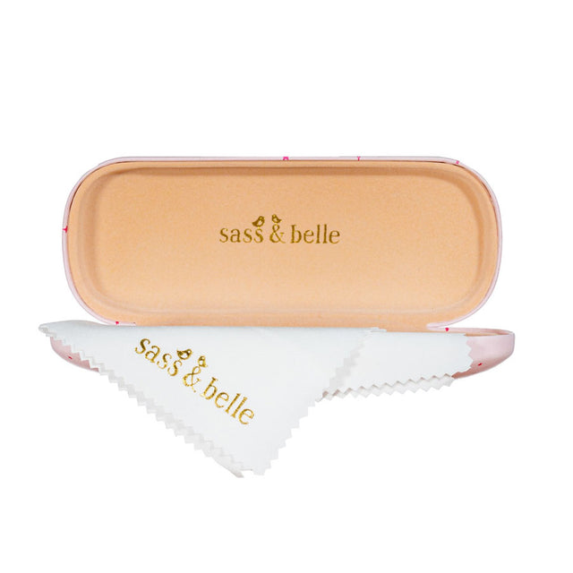 Sass and Belle Not my First Rodeo Glasses Case Open