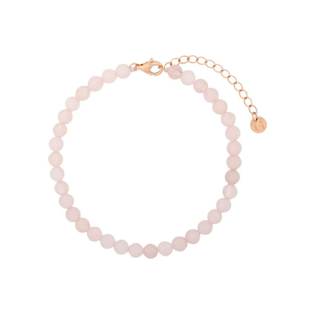 Rose Quartz Beaded Bracelet