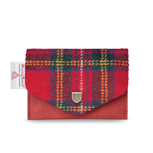 Islander Harris Tweed Royal Stewart Card Purse