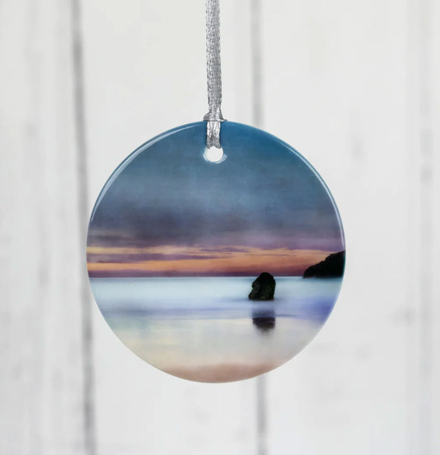 Cath Waters Sango Bay Durness Porcelain Hanging Ornament