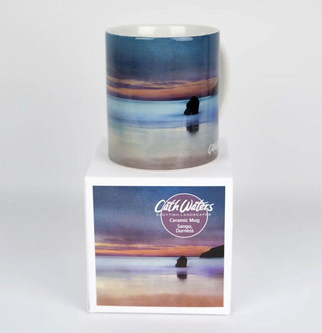 Cath Waters Sango Bay Durness Ceramic Mug with Box