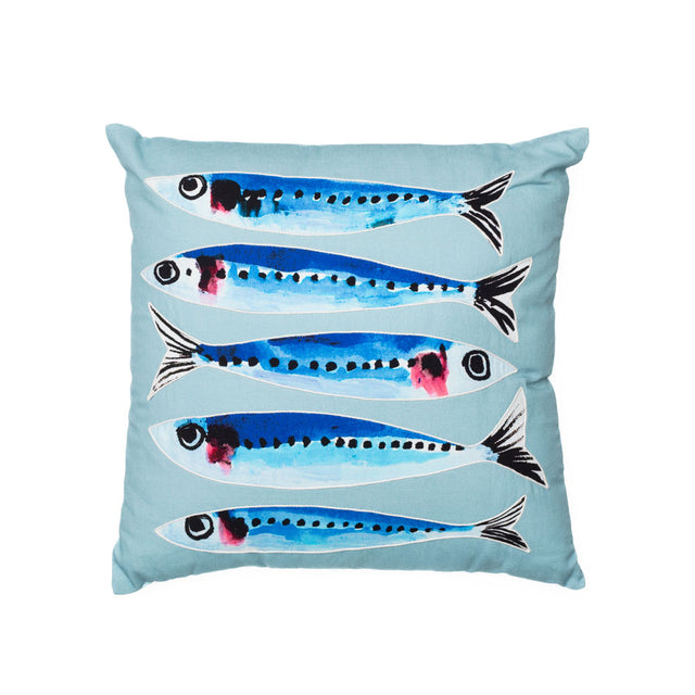 Shoeless Joe Family of Sardines Cushion