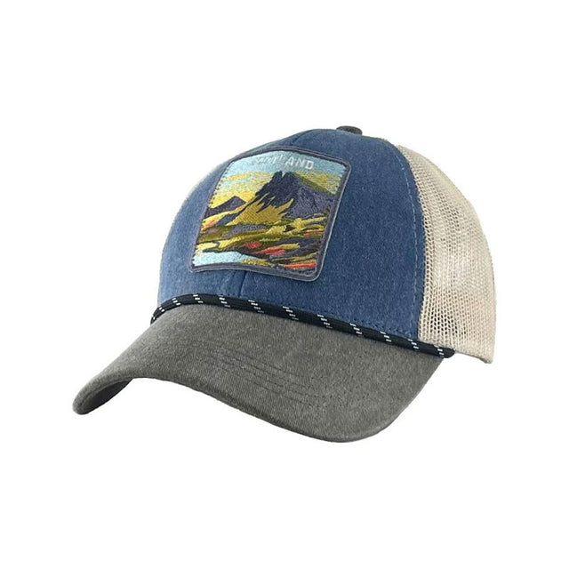 Scotland Patch Blue Trucker Cap